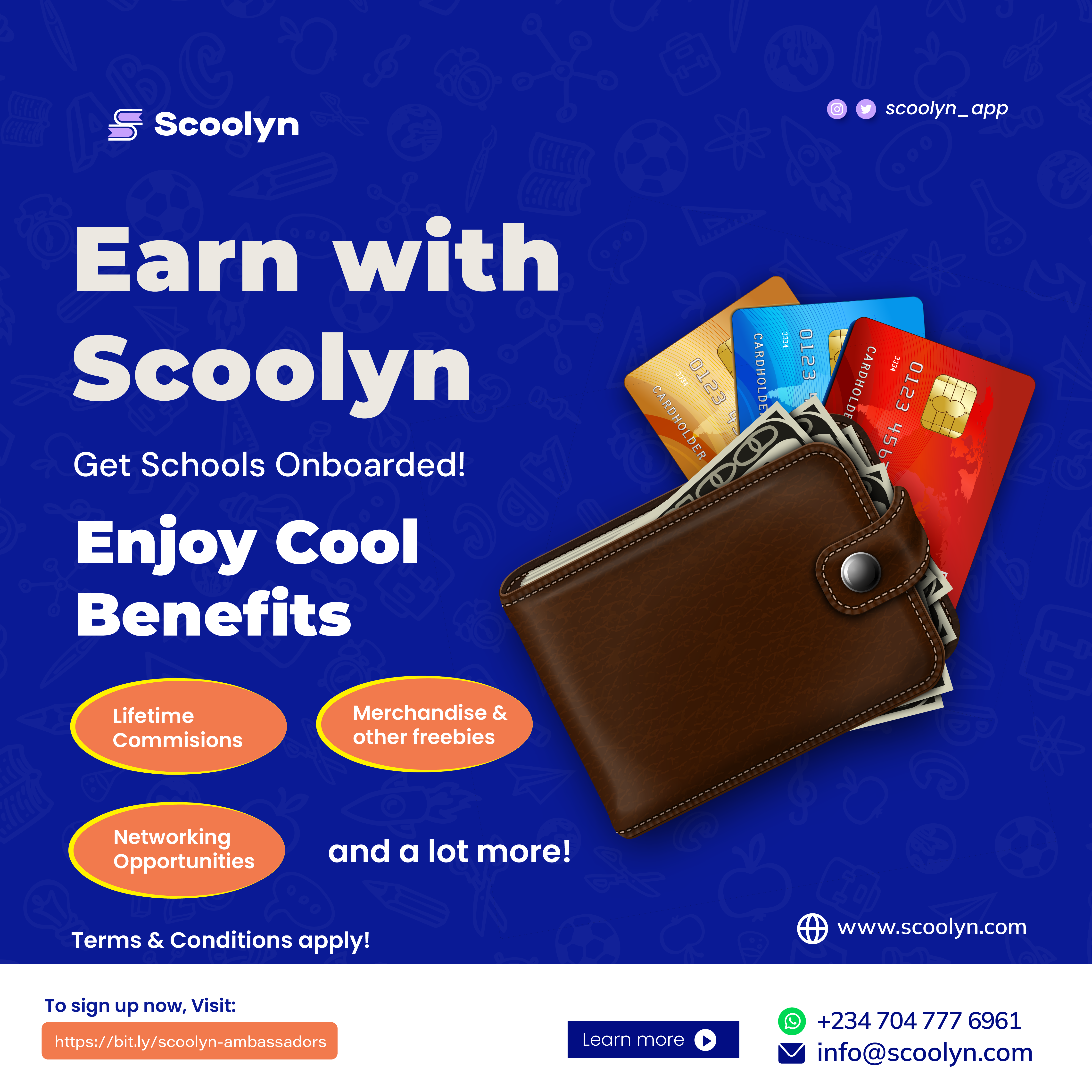 Earn with Scoolyn
